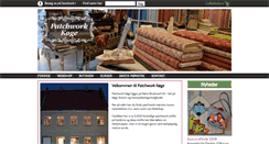 Desktop Screenshot of patchwork-butikken.dk