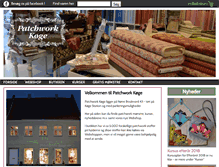 Tablet Screenshot of patchwork-butikken.dk